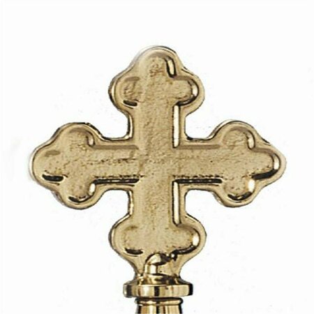 PERFECTPATIO 10.13 in. Brass Botonee Cross PE3191536